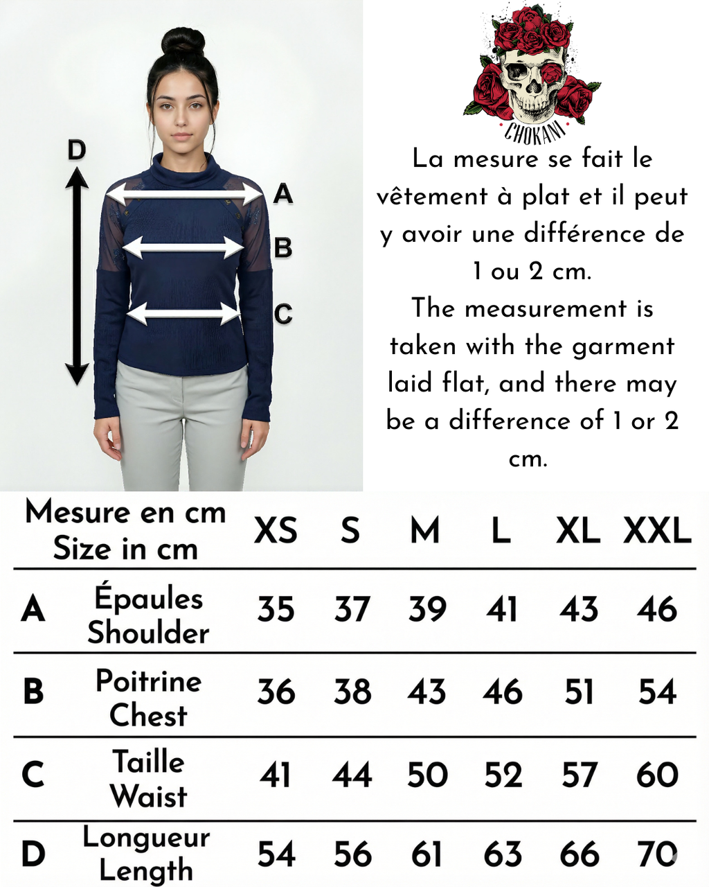 Chandail bleu manches résille transparente