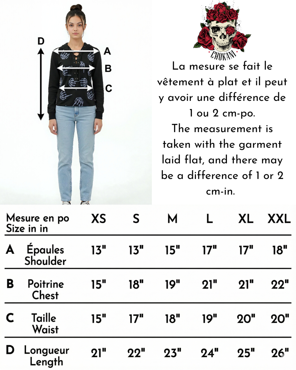 Sweat noir motifs squelette