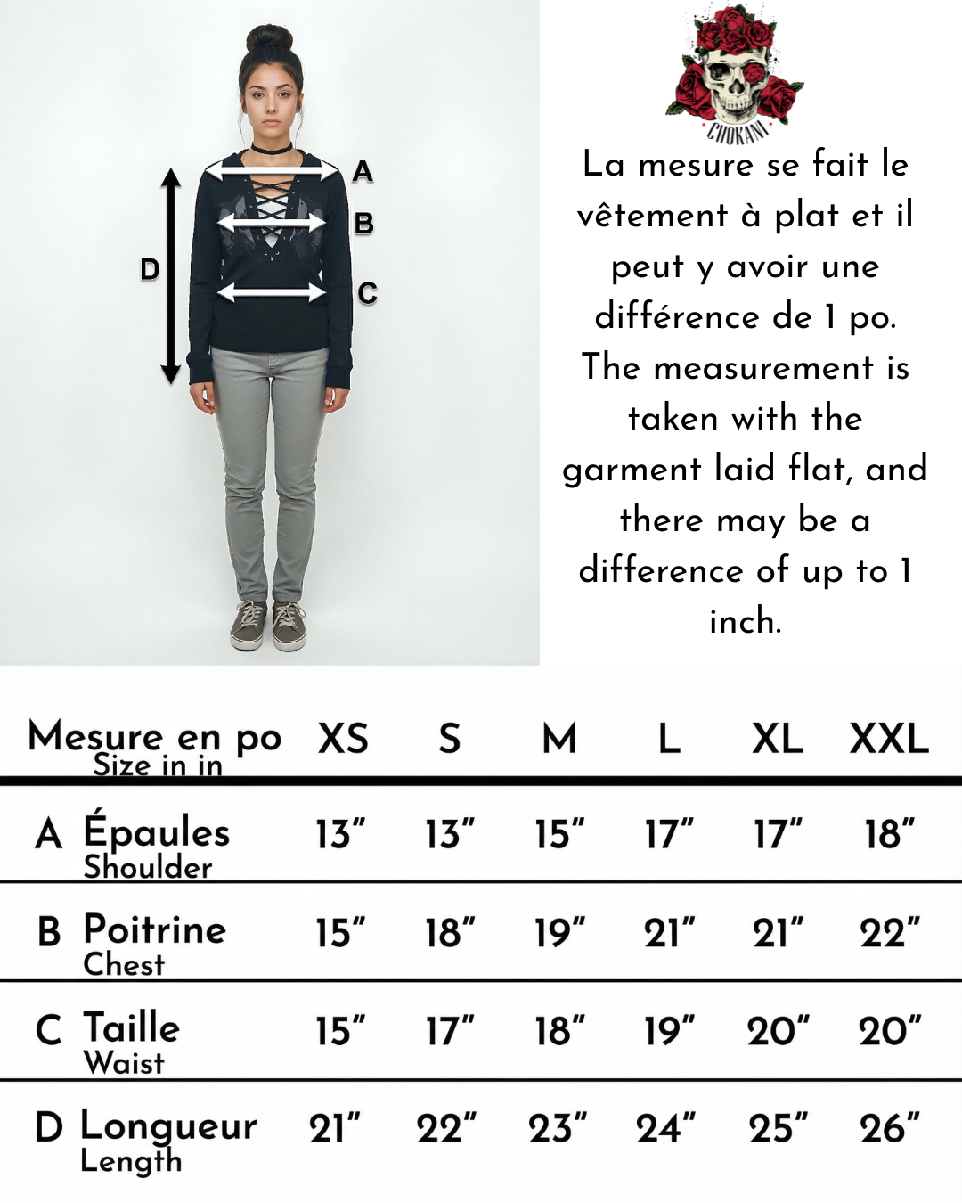 Hoodie Sexy à Lacets – Skull Dark Edition