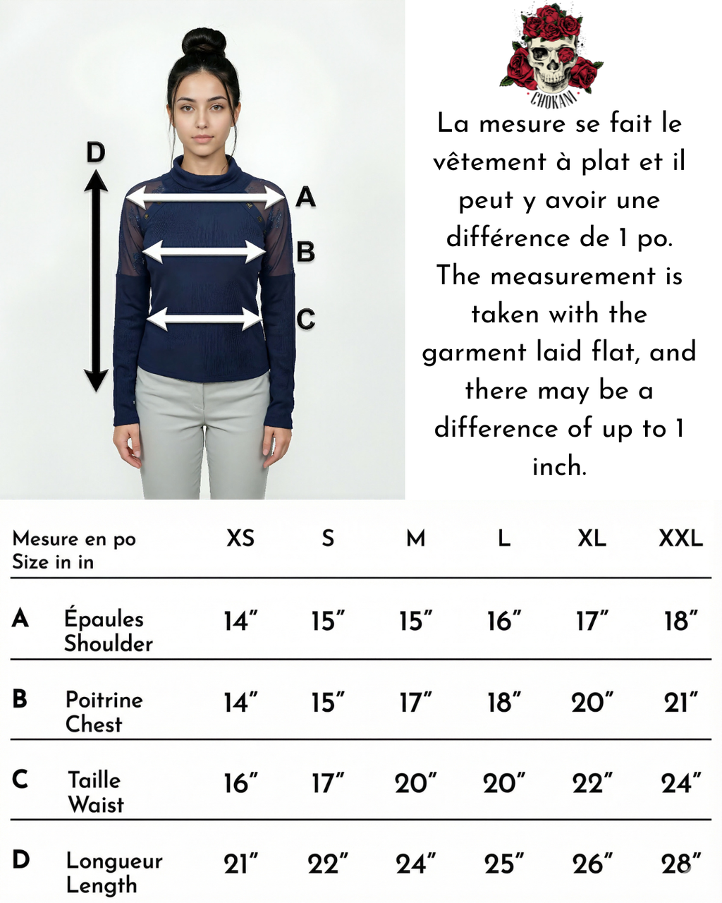 Chandail bleu manches résille transparente