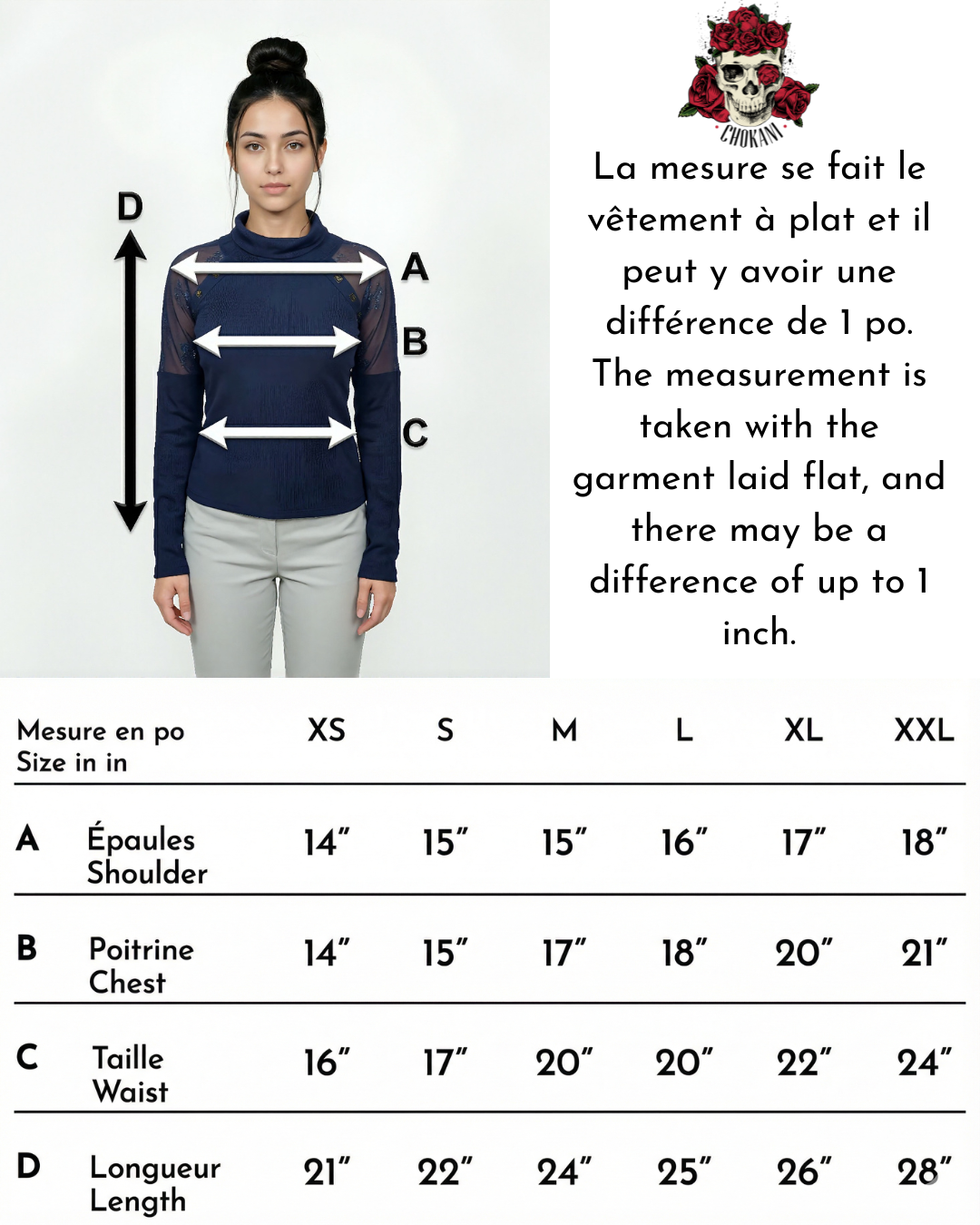 Chandail bleu manches résille transparente