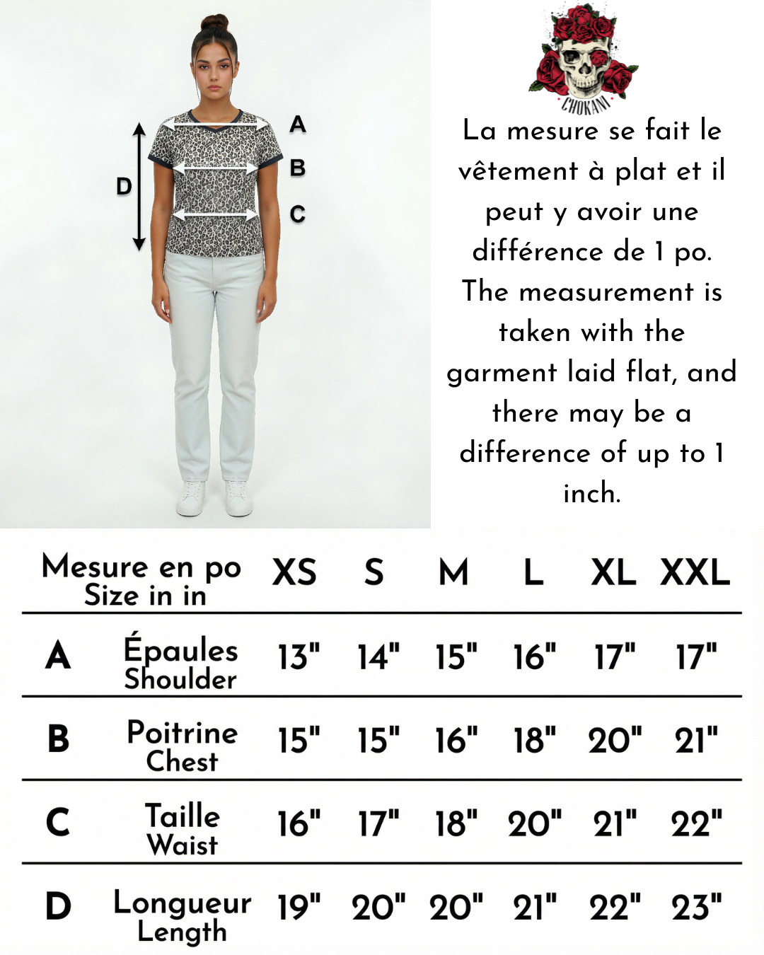 T-shirt léopard fashion