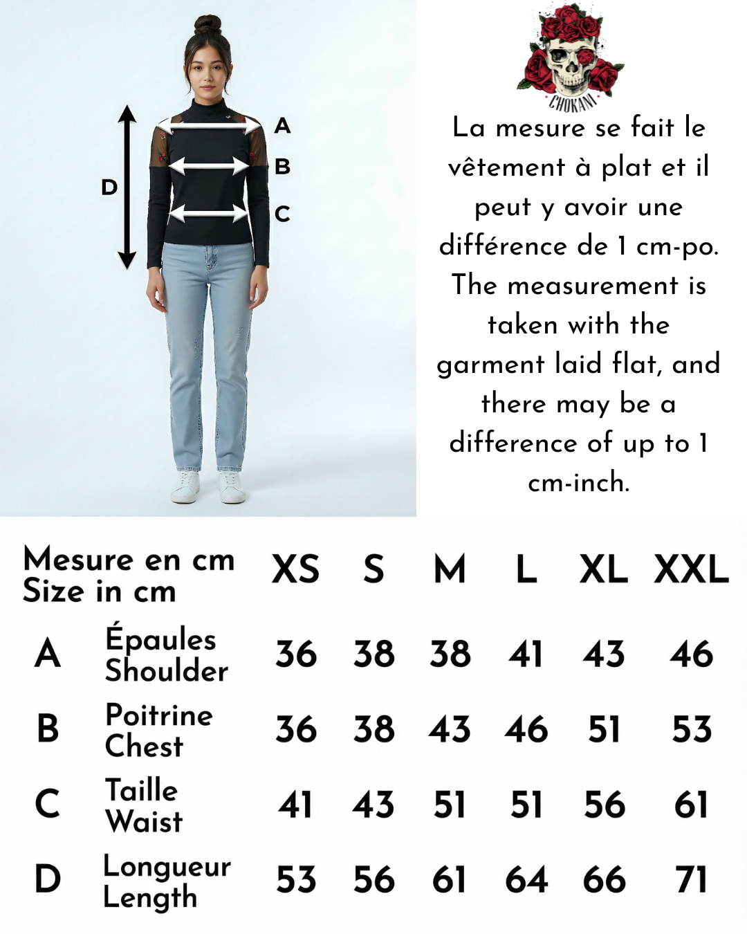 Top élégant manches mesh