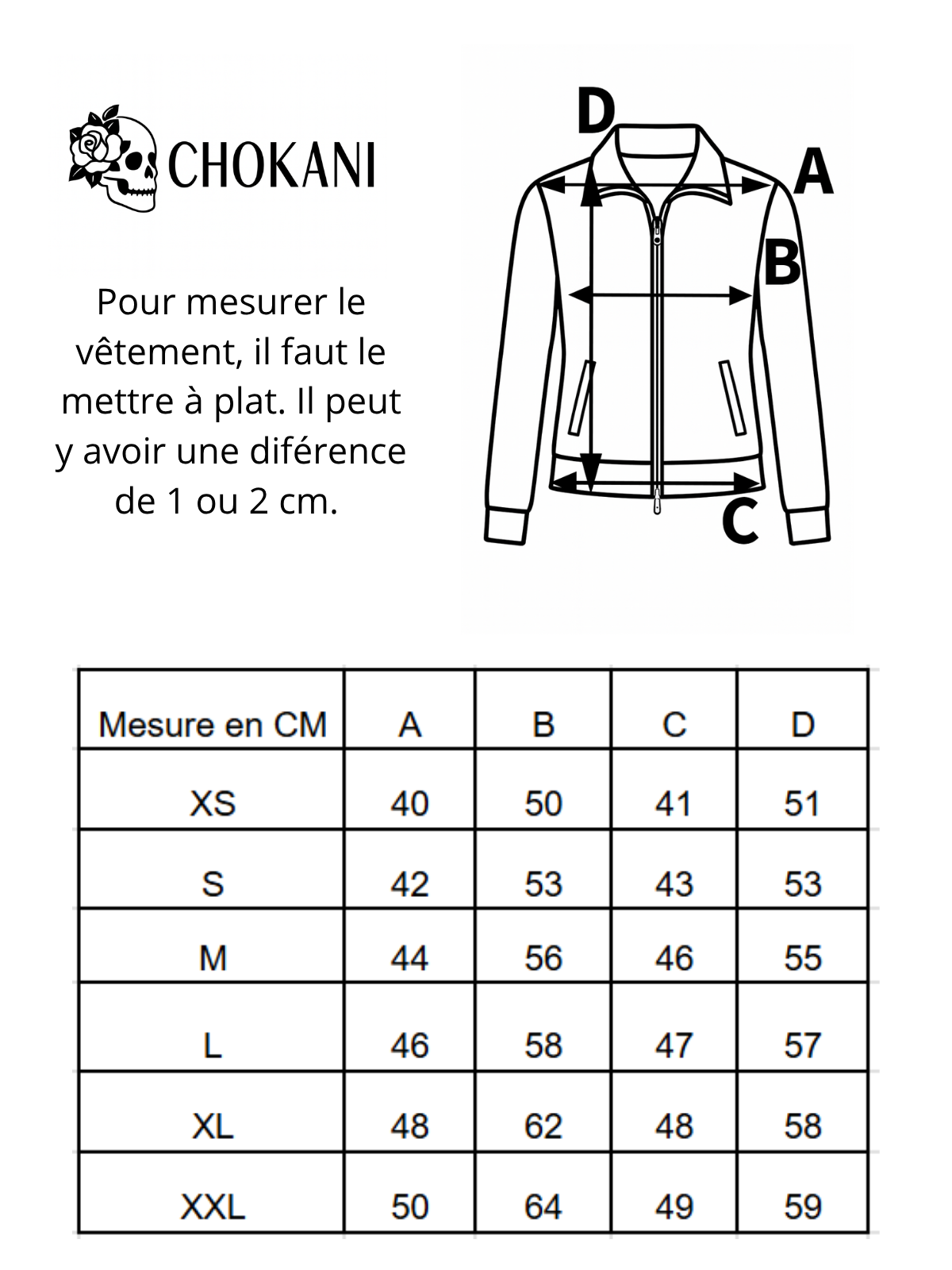 Blouson femme skull coloré