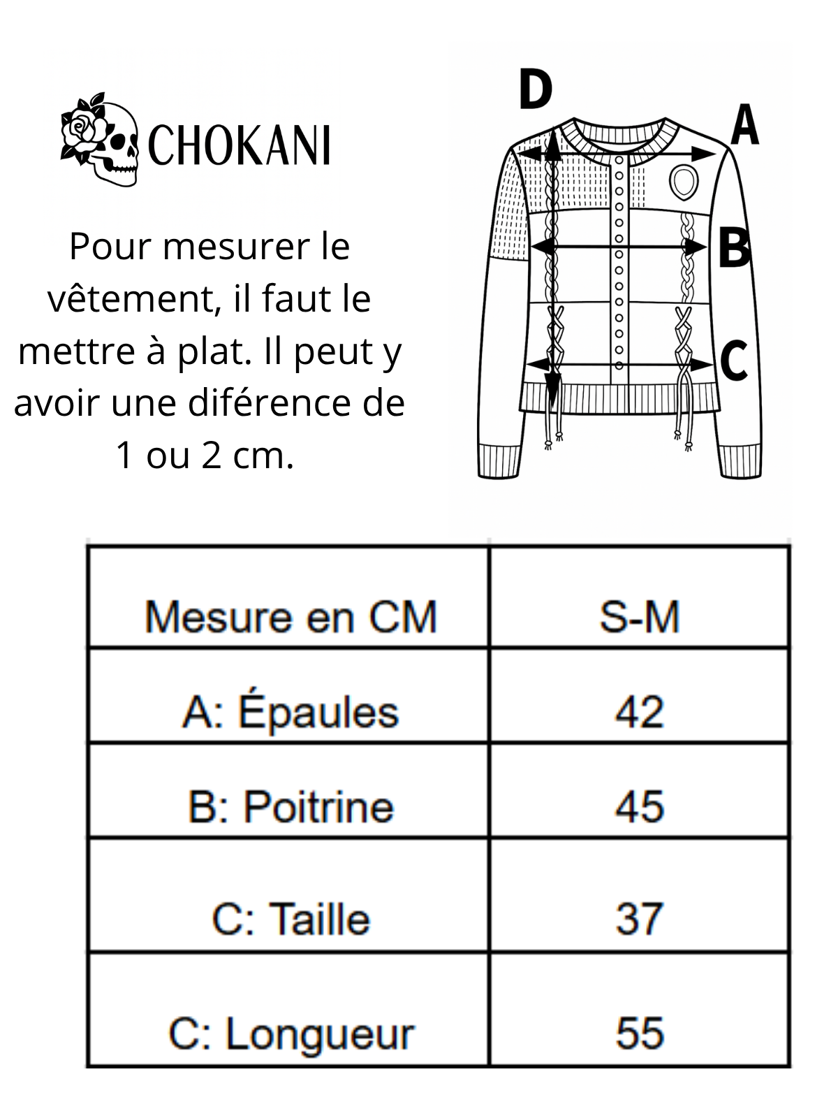 Pull bohème à motif Skull