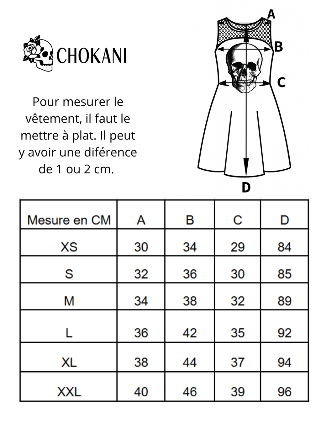 Robe mesh filet avec crâne