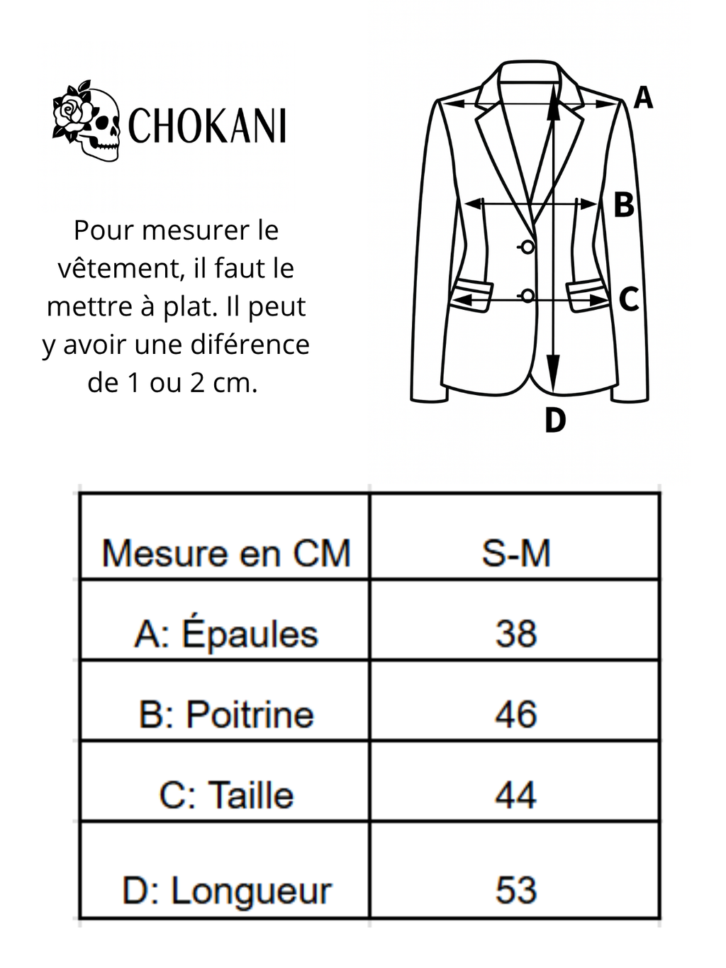 Blazer crânes mexicains