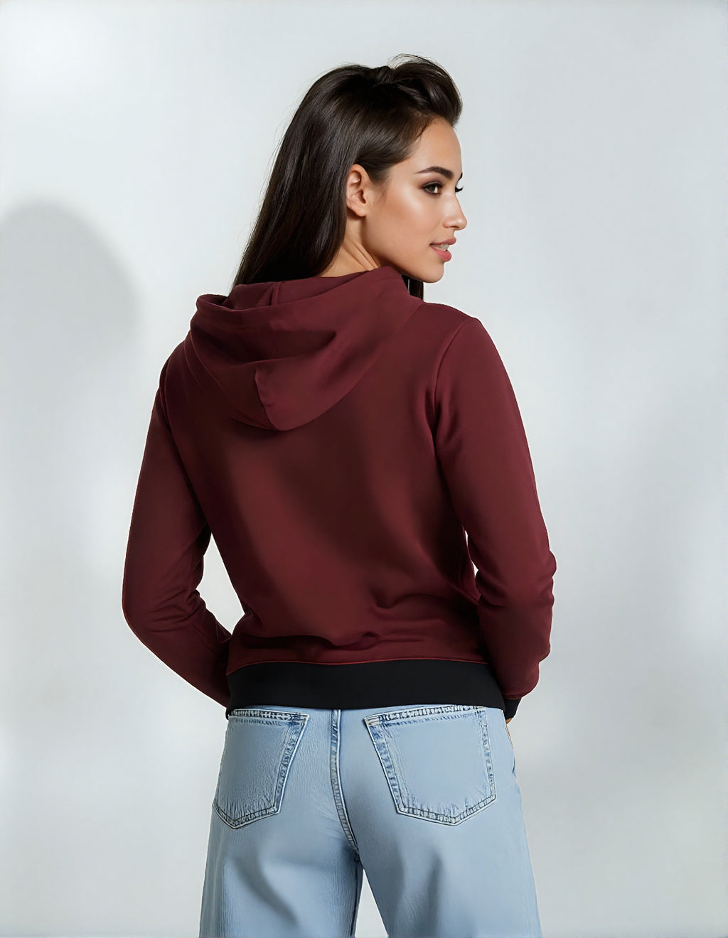 Sweat à capuche crâne femme