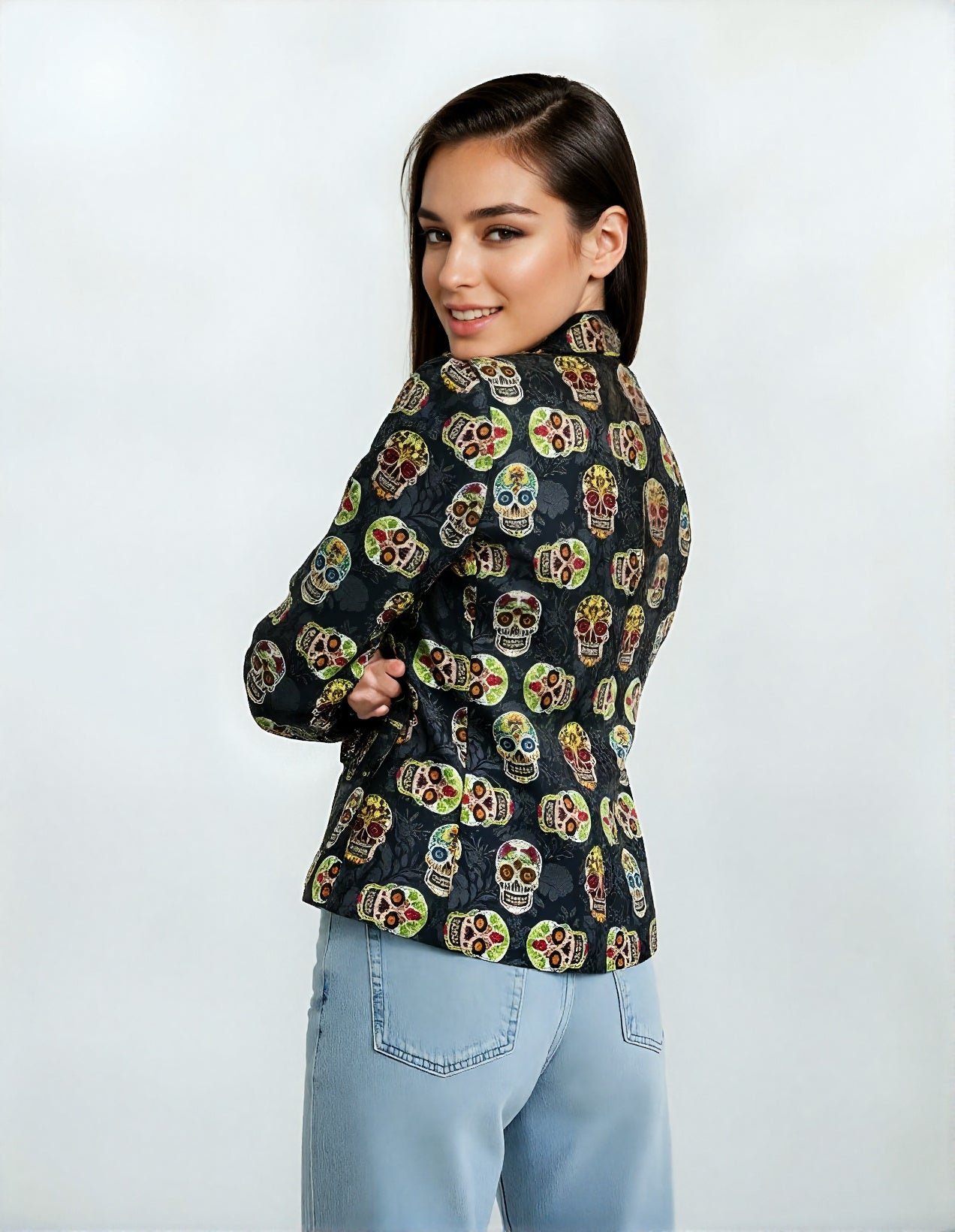 Blazer crânes mexicains