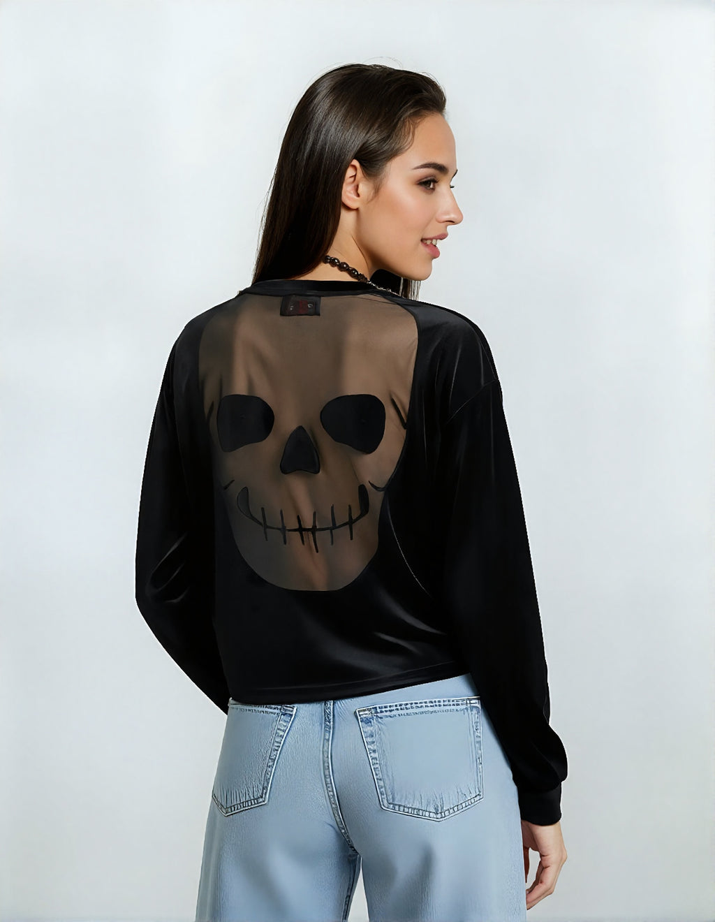 Top skull dos transparent