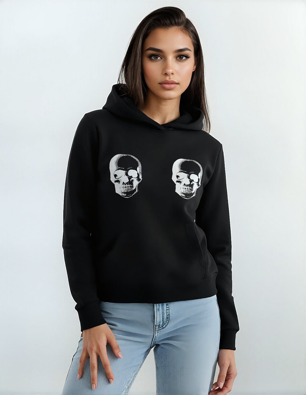 Hoodie Gothic Chic Noir
