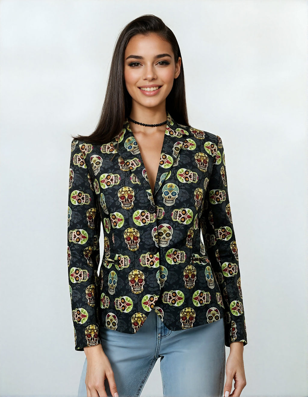 Blazer crânes mexicains