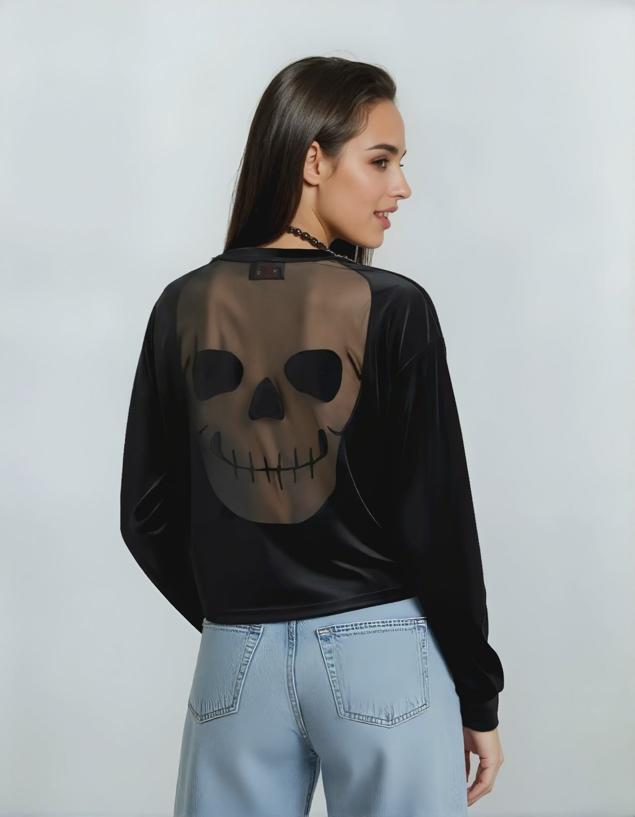 Top skull dos transparent