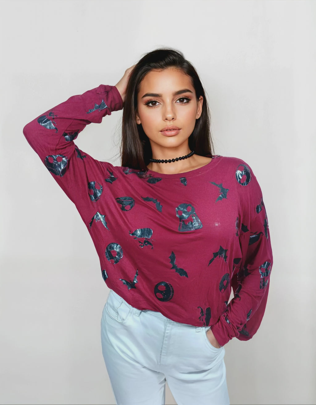 Pull léger style rock