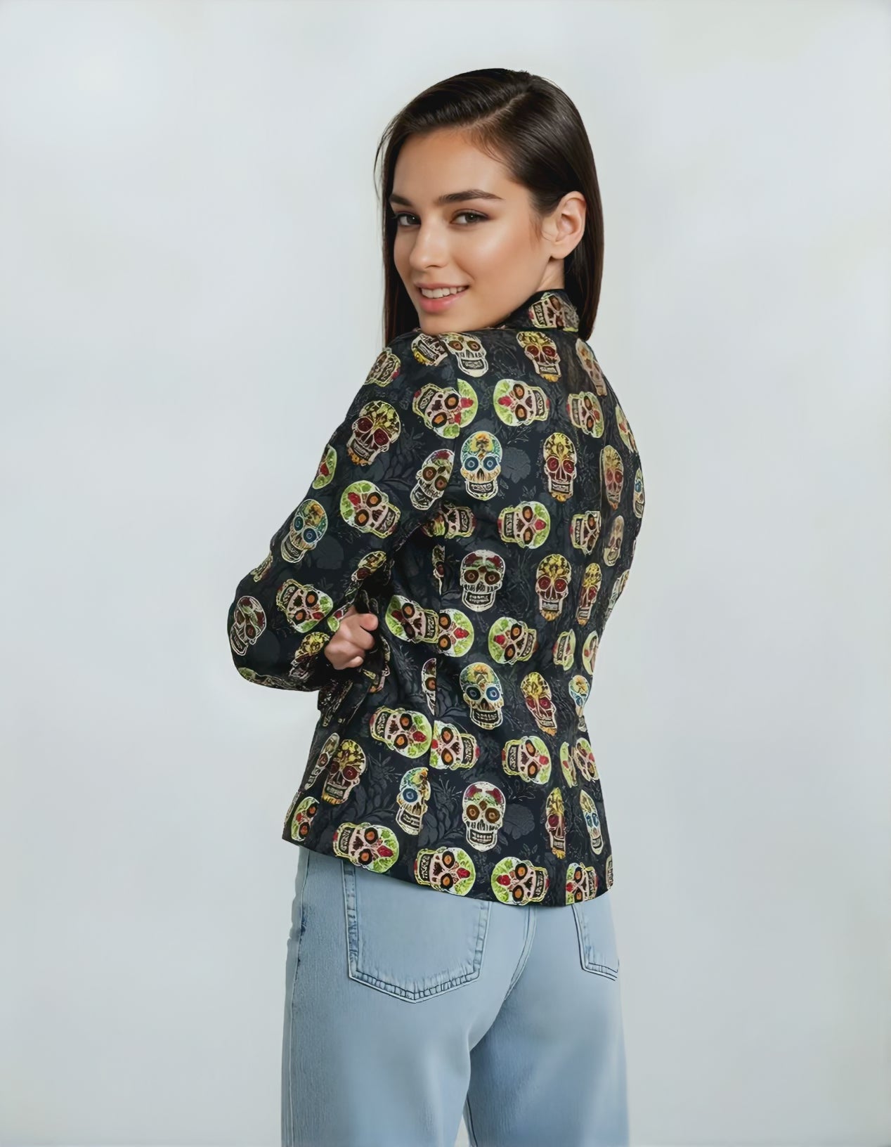 Blazer crânes mexicains